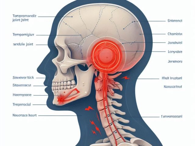 TMJ-induced nausea
